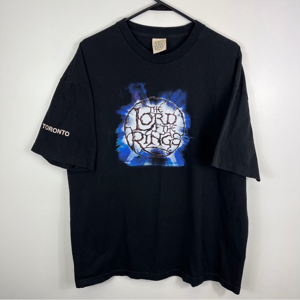 2001 Vintage Lord Of The Rings The Fellowship Of The Ring Promo TShirt  XL Rare